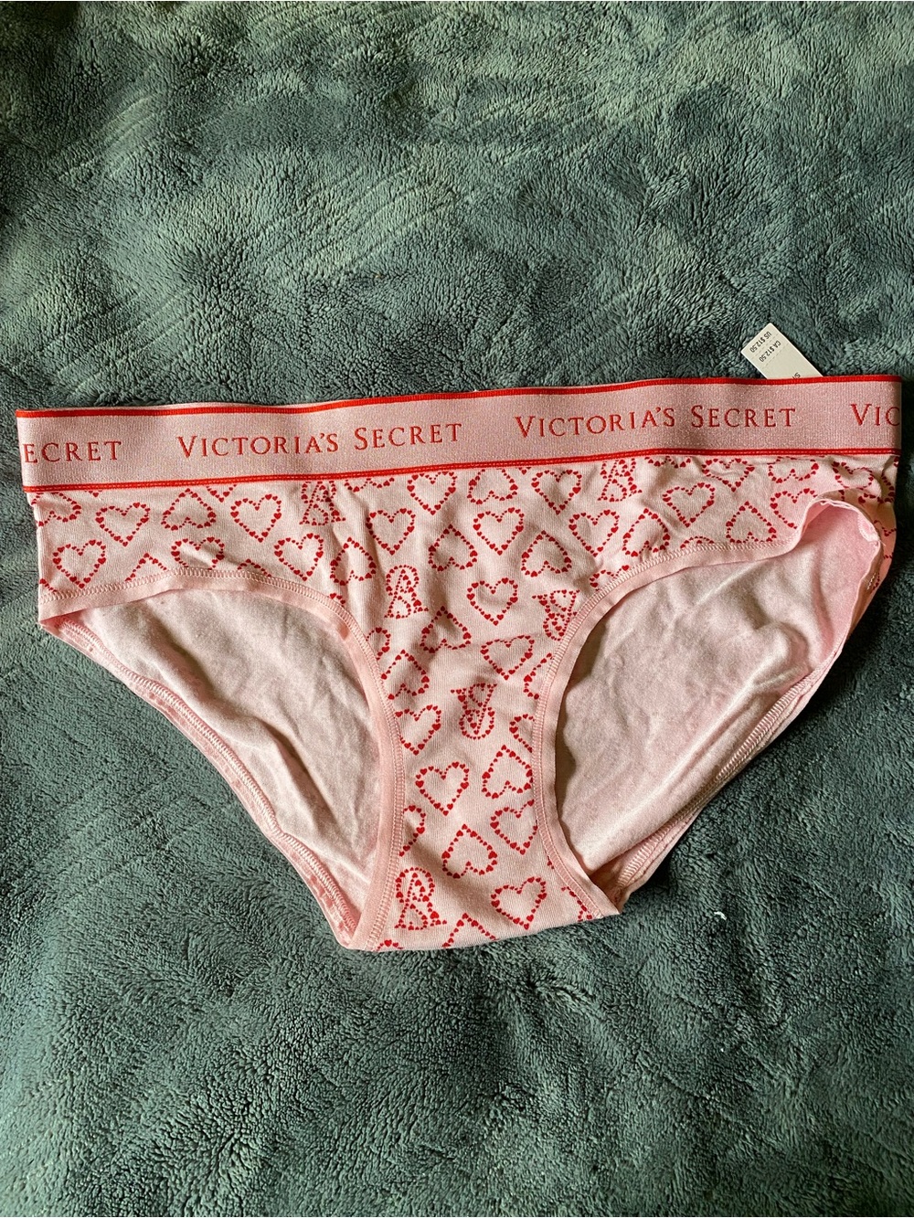 NWT Victoria's Secret Pink Heart Print Bikini Panty